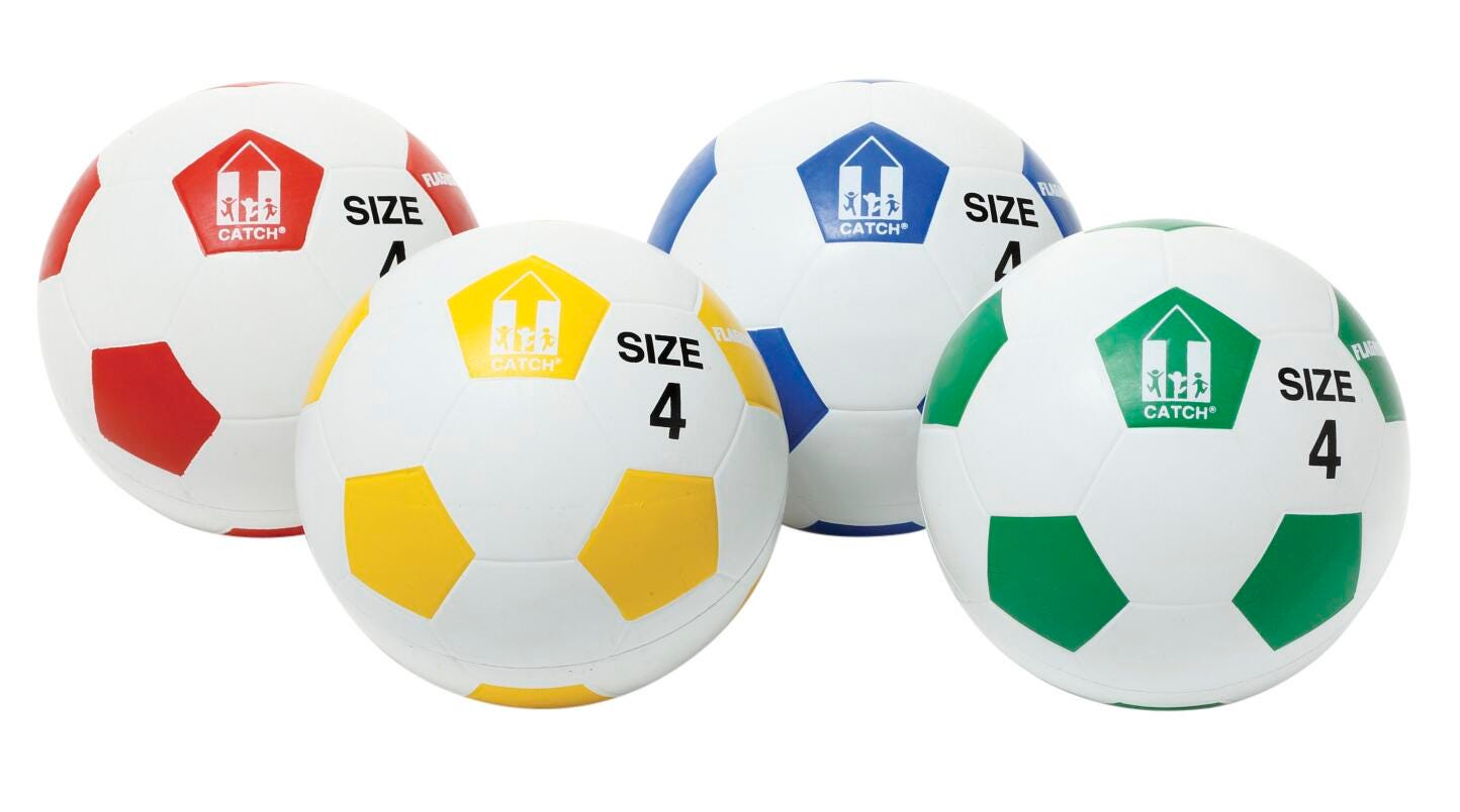 CATCH Soccer Balls, Size 4, Set of 4 2120763